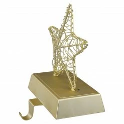 Northlight 7" LED Lighted Gold Wired Star Christmas Stocking Holder -Northlight Shop northlight wy89114 2 18582.1608349776