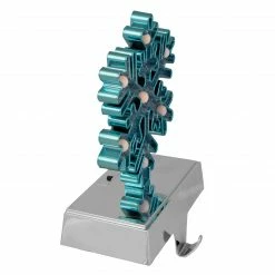 Northlight Blue And Silver LED Lighted Snowflake Christmas Stocking Holder 7" -Northlight Shop northlight wy92560 2 updated 76518.1661885787