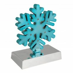 Northlight Blue And Silver LED Lighted Snowflake Christmas Stocking Holder 7" -Northlight Shop northlight wy92560 3 updated 15860.1661885787
