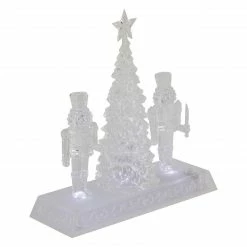 Northlight 9" LED Lighted Icy Crystal Nutcracker And Christmas Tree Decoration 9 Northlight 9" LED Lighted Icy Crystal Nutcracker And Christmas Tree Decoration -Northlight Shop northlight y92099 4updte 12446.1664465770