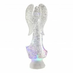 Northlight 11" LED Lighted Icy Crystal Glitter Snow Globe Angel Christmas Figure -Northlight Shop northlight y92101 4 75383.1664379674