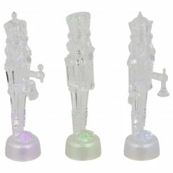 Northlight Set Of 3 LED Lighted Icy Crystal Nutcracker Christmas Figurines 7.5" -Northlight Shop northlight y92102 2 updated 65545.1665346765