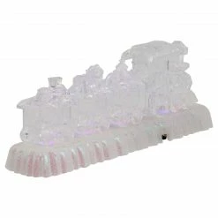 Northlight 12" LED Lighted Musical Icy Crystal Locomotive Train Christmas Decoration 9 Northlight 12" LED Lighted Musical Icy Crystal Locomotive Train Christmas Decoration -Northlight Shop northlight y92107 4 31119.1661885803