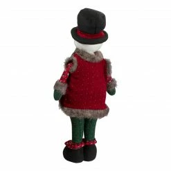 Northlight 25" Red And Green Jolly Plush Boy Snowman Christmas Figure -Northlight Shop northlight yh88757 2 32115.1608347589