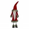 Northlight 17" Red And White Santa Gnome Christmas Figurine