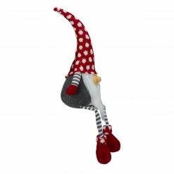 Northlight 24" Gray And Red Hanging Leg With Polka-Dot Snow Cap Smiling Gnome 7 Northlight 24" Gray And Red Hanging Leg With Polka-Dot Snow Cap Smiling Gnome -Northlight Shop northlight yj36284 a 1 45319.1587645152