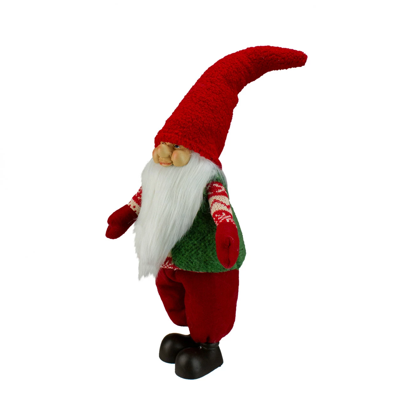 Northlight 23" Red And Green Santa Christmas Gnome Tabletop Figure 5 Northlight 23" Red And Green Santa Christmas Gnome Tabletop Figure - Image 5