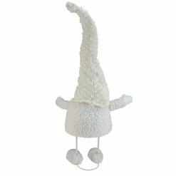 Northlight 24.5" White And Beige Sparkling Serena Christmas Gnome -Northlight Shop northlight yj37642 3 04551.1588415760