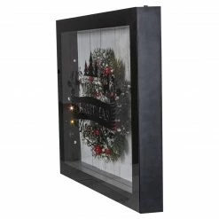 Northlight 14" Black Framed 3D "Merry Christmas" LED Christmas Box Decor 8 Northlight 14" Black Framed 3D "Merry Christmas" LED Christmas Box Decor -Northlight Shop northlight yw90669 4 sample 76031.1600478490