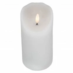 Northlight 6" LED White Flameless Pillar Christmas Décor Candle -Northlight Shop northlight yw90677 2 sample 36485.1665433298