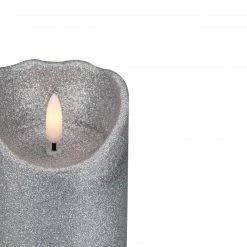 Northlight 4" LED Silver Glitter Flameless Christmas Decor Candle 8 Northlight 4" LED Silver Glitter Flameless Christmas Decor Candle -Northlight Shop northlight yw90682 4 sample 48099.1600996805