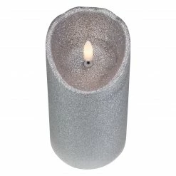 Northlight 6" LED Silver Glitter Flameless Christmas Décor Candle 7 Northlight 6" LED Silver Glitter Flameless Christmas Décor Candle -Northlight Shop northlight yw90683 2 sample 67736.1663687732