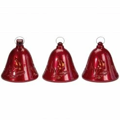 Northlight Set Of 3 Musical Lighted Red Bells Christmas Decorations, 6.5" -Northlight Shop northlight yw91561 3 29806.1665611053
