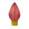 Northlight 42" Red And Yellow Pre-Lit LED Twinkling Glitter Light Bulb Christmas Outdoor Decor