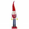 Northlight 16.75" Red And Blue Dots Christmas Nutcracker Figurine