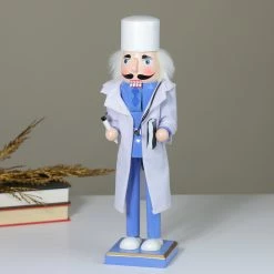 Northlight 14" Wooden Christmas Nutcracker Doctor With Stethoscope 5 Northlight 14" Wooden Christmas Nutcracker Doctor With Stethoscope -Northlight Shop nutcrackerfactory 97153 3 08263.1588415447