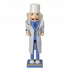 Northlight 14" Wooden Christmas Nutcracker Doctor With Stethoscope