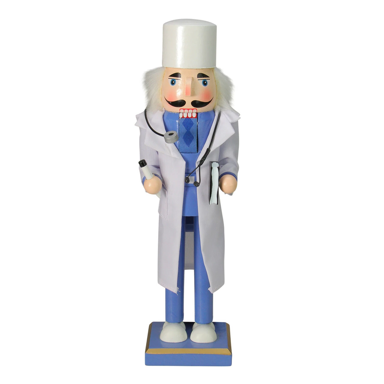 Northlight 14" Wooden Christmas Nutcracker Doctor With Stethoscope 1 Northlight 14" Wooden Christmas Nutcracker Doctor With Stethoscope