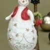 Roman 'Tis The Season Battery Operated LED Lighted Snowman Christmas Figure 11"