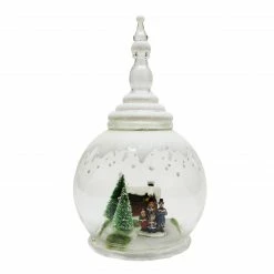 Roman 11.5" LED Lighted Carolers Winter Scene Christmas Decoration