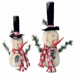 Melrose Set Of 2 White And Red Jolly Snowmen Christmas Tabletop Figurines 15" -Northlight Shop p6mhx3oabcxq3hnbfi6rhtr9zlcs0k9h201 75121.1599268860