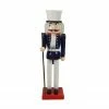 Northlight 14" Blue And White Traditional Christmas Nutcracker Soldier With Rifle
