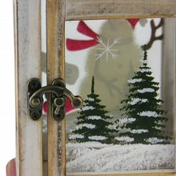 Northlight 11.75" Rustic Red And White Snowman Christmas Scene Candle Lantern -Northlight Shop qievfj66lucjj7v6auqrf1m85x7inzje 52512.1664900440