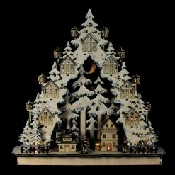 Roman 18.75” LED Cut Woodland Town In A Tree Christmas Tabletop Decor -Northlight Shop roman20131465 3 88653.1587644956