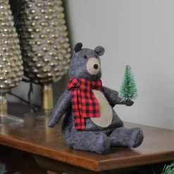 Roman 7" Wind-Up Musical Animated Bear Tabletop Christmas Decoration -Northlight Shop roman20131514 3 60328.1664639655