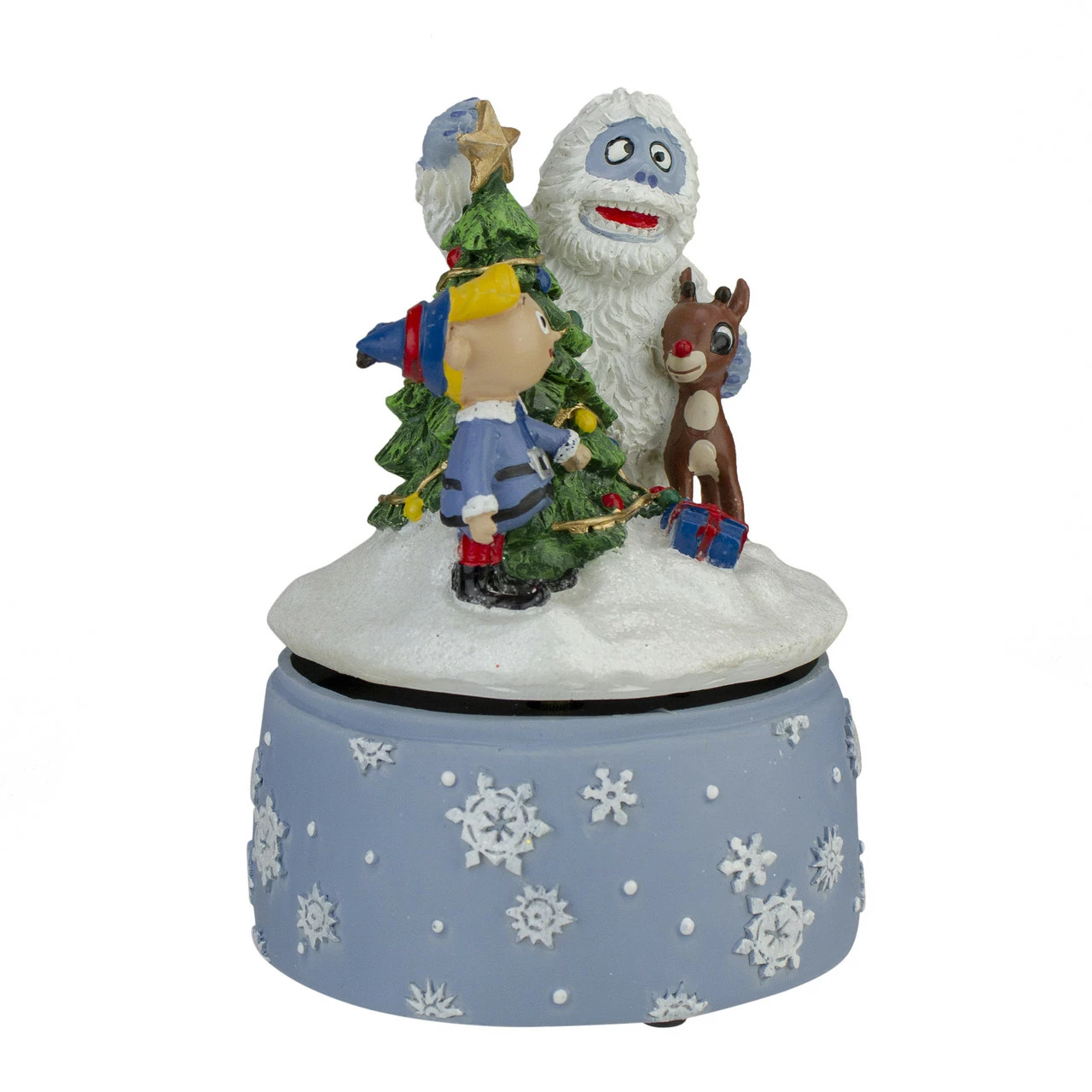 Roman 6" Rudolph And Friends Rotating Music Player Christmas Windup Figurine 2 Roman 6" Rudolph And Friends Rotating Music Player Christmas Windup Figurine - Image 2