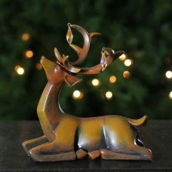 Roman 7.5" Brown Laying Deer Christmas Table Top Decoration 5 Roman 7.5" Brown Laying Deer Christmas Table Top Decoration -Northlight Shop roman 31287 b 3 52409.1588411275
