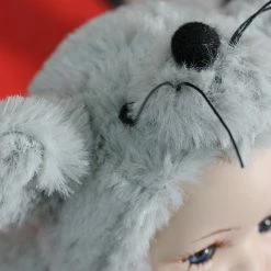 Northlight 6.75" Gray And White Pucker Up Baby In Mouse Costume Collectible Christmas Doll -Northlight Shop rqxr25llmzmqq2unp5secuumxu0ioyvd 19392.1665611934