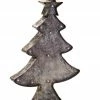 Melrose 19" Rustic Brown And Bronze LED Christmas Tree Tabletop Decor