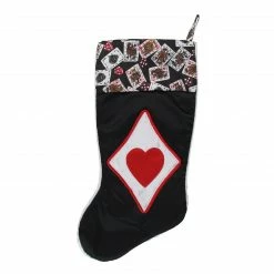 Santa's Best 19" Black And Red Casino Gambling Christmas Stocking -Northlight Shop santas best201190131 2 3 92172.1599268260