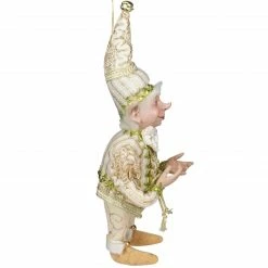 Select Artificials 13" Royal Gold And Beige Chubby Christmas Bendable Table Top Elf -Northlight Shop select xn444 13 goc 3 09686.1665610747