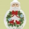 Roman 7.5" White And Green Scandinavian Santa Claus Christmas Figurine