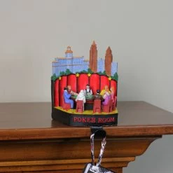 Sterling International Inc 7.25" Red And Blue Casino Gambling Poker Room Christmas Stocking Holder -Northlight Shop sterling 147016 3 04136.1588357671