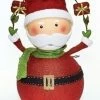 Roman 24" Red And Green Musical Santa Claus With Gifts Christmas Tabletop Figure