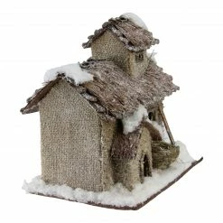 Northlight 9.25" Brown And Beige Two Story Snowy Cabin Christmas Tabletop Decor -Northlight Shop uk7esrrww8h9q9e2mldmmp6el5xd9fir 06550.1588415536
