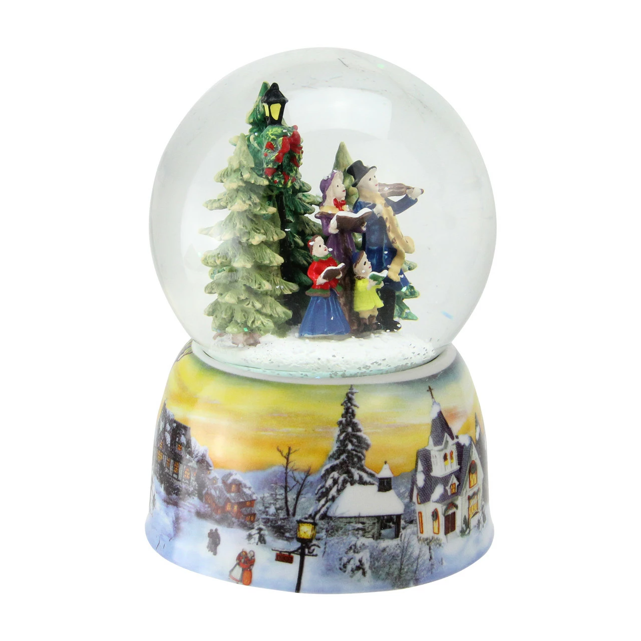 Northlight 6" Christmas Carolers Winter Scene Musical Snow Globe 2 Northlight 6" Christmas Carolers Winter Scene Musical Snow Globe - Image 2