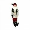 Northlight 22" Black And Red Poseable Whimsical Elf Christmas Figurine