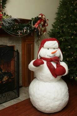 Northlight 42" White And Red Fluffy Sparkling Glittered Plush Christmas Snowman Figurine -Northlight Shop wcmf5fifyua3rqodwxoybvzphmvhwr4v 95833.1588403960