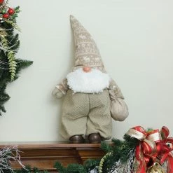 Northlight 27.5" Beige And White Jolly James Gnome Christmas Tabletop -Northlight Shop wluhgdyohxyzirk367pqbi2l2flekbgf 96103.1588403885