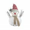 Northlight 16" White And Red Snowman Christmas Tabletop Decor