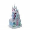 KSA 12" Battery Operated LED Blue, Pink And White Snowy Ice Castle Table Top Decoration