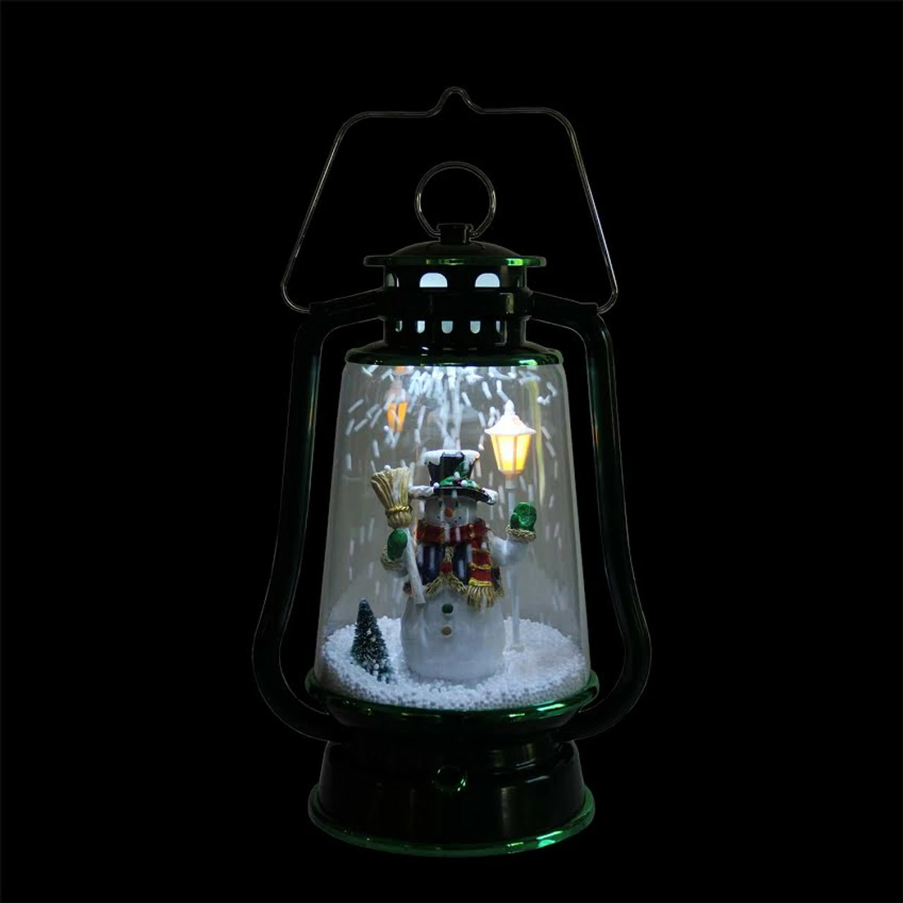 Northlight 13.5" LED Lighted Snowing Musical Snowman Christmas Lantern 2 Northlight 13.5" LED Lighted Snowing Musical Snowman Christmas Lantern - Image 2