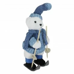Northlight 15" White And Blue Skiing Bear Christmas Tabletop Figurine -Northlight Shop xyy3yumgweqdfzimhc9j4jtwazaeyrin 85899.1588415376