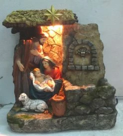 Northlight 14" Brown And Gray Holy Family Religious Nativity Fountain With Lamp Tabletop Christmas Decoration -Northlight Shop ygcgkwtscnkyrp8ii2vwvtvpkuham7sg 94868.1588362611