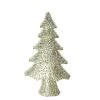 Northlight 20.5" Clear Beads And Gold Glitter Christmas Tree