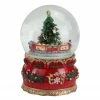 Northlight 5.5" Christmas Tree And Train Musical Snow Globe